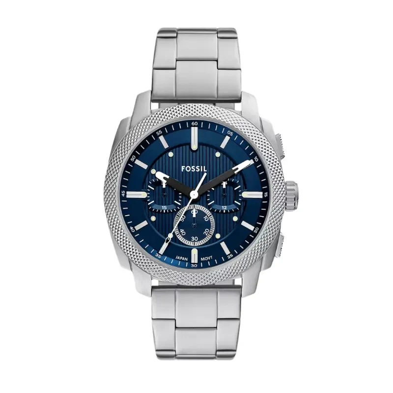 Fossil Machine Chronograph Blue Dial Men's Watch- FS6096